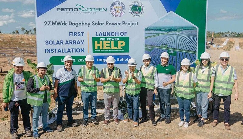 PetroGreenâ��s Dagohoy Solar Project begins PV panel installation