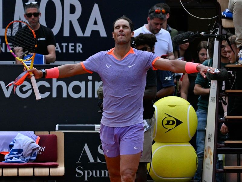 Nadal wants to lose fear factor after winning Rome opener