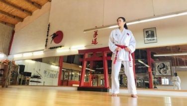 Athlete-mother and karate medalist Erica Samonte