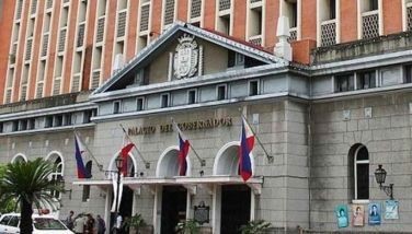 This photo shows the facade of the Commission on Elections in Intramuros, Manila.