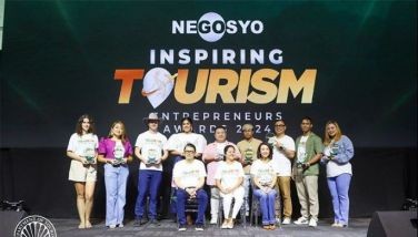 Tourism Secretary Christina Frasco, Go Negosyo Founder Joey Concepcion, guest of honor First Lady Liza Araneta-Marcos led the Tourism Summit 2024 on May 13, 2024.