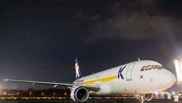 Aero K's inaugural Cheongju to Manila flight on May 14, 2024.