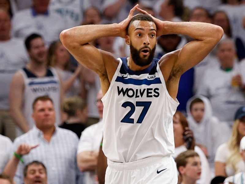 NBA fines Timberwolves center Gobert $75,000 for gesture at refs