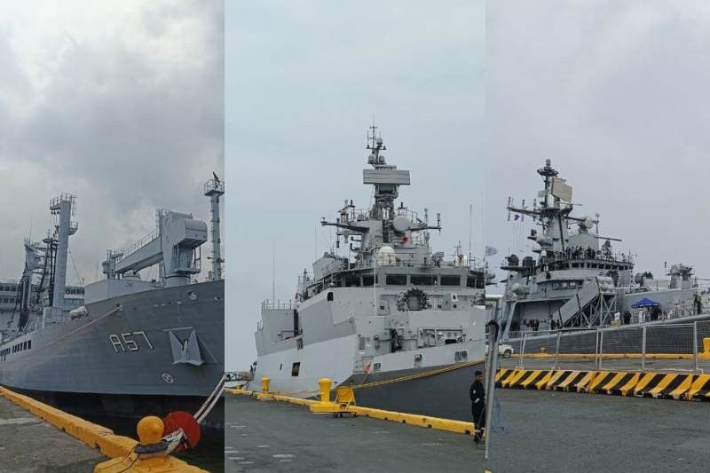 Indian Navy ships arrive in Manila for â��goodwill visitâ��