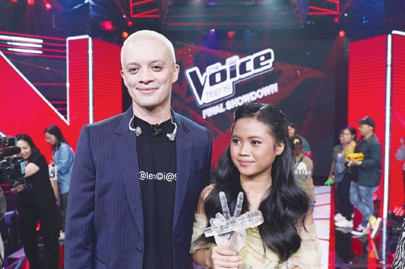 Bamboo 10 years naging coach...Jillian Pamat, grand champion ng Voice Teensâ¦