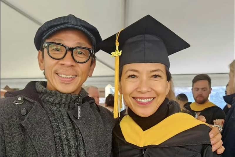 Misis at Anak ni Kuya Kim, sabay NAka-graduate