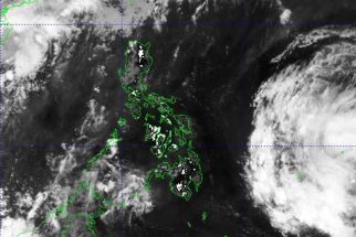 Satellite image shows a low pressure area east of Cagayan province on May 22, 2024