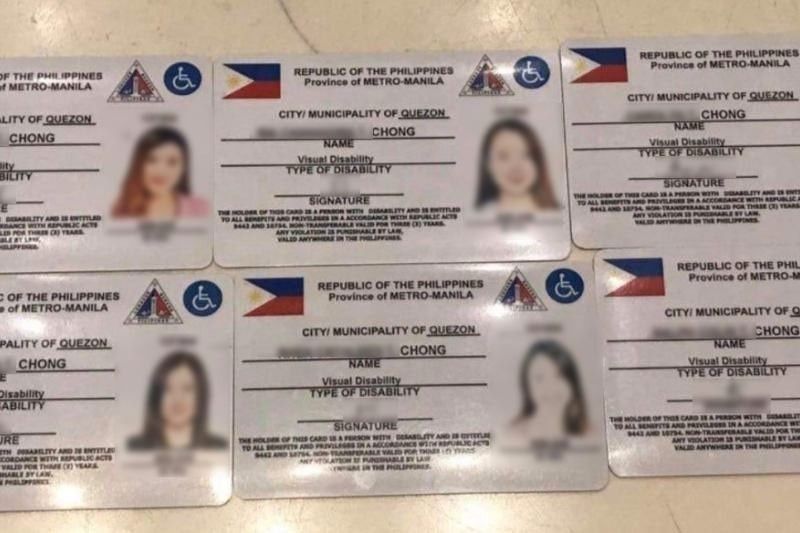 PWD IDs for sale?