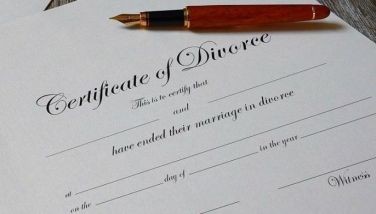 A certificate of divorce