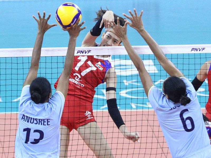 Thea Gagate living the dream with Alas Pilipinas in sizzling AVC Challenge Cup start