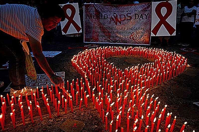 Candles lit for HIV/AIDS victims