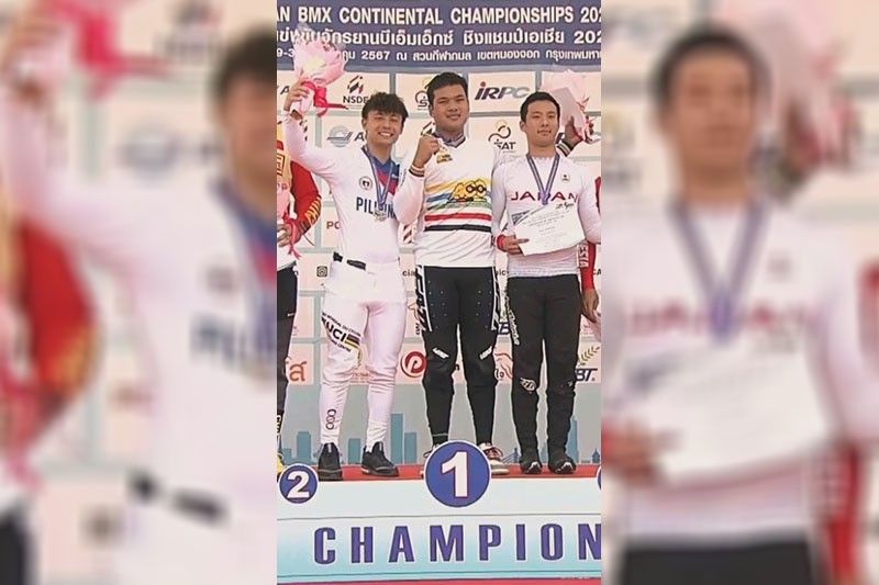 Coo pumadyak ng silver sa Asian BMX championships