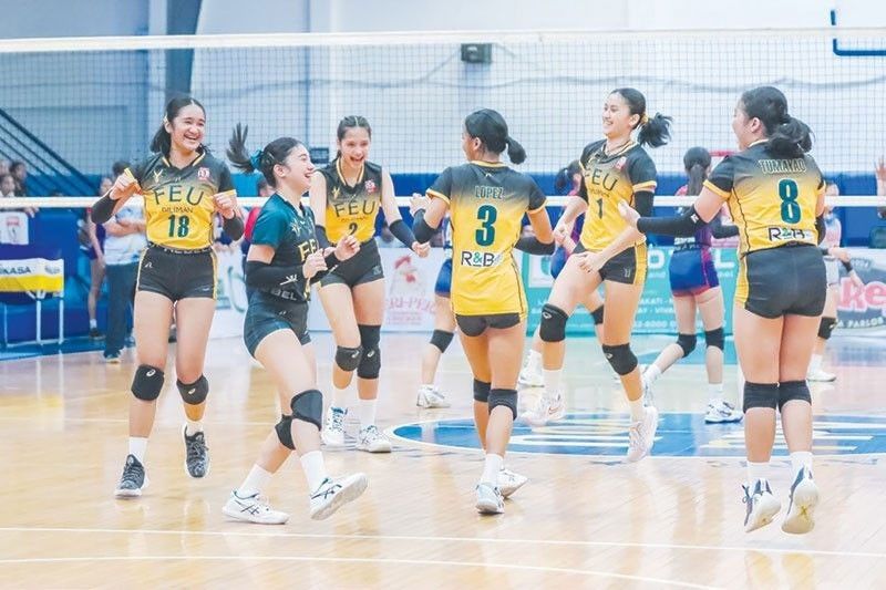 FEU-Diliman, Bethel Academy spikers score