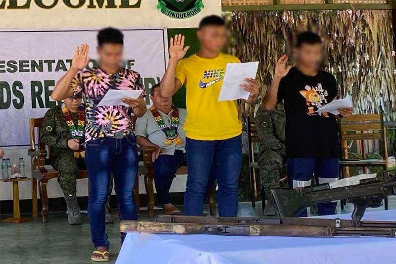 3 NPA members surrender in Sultan Kudarat