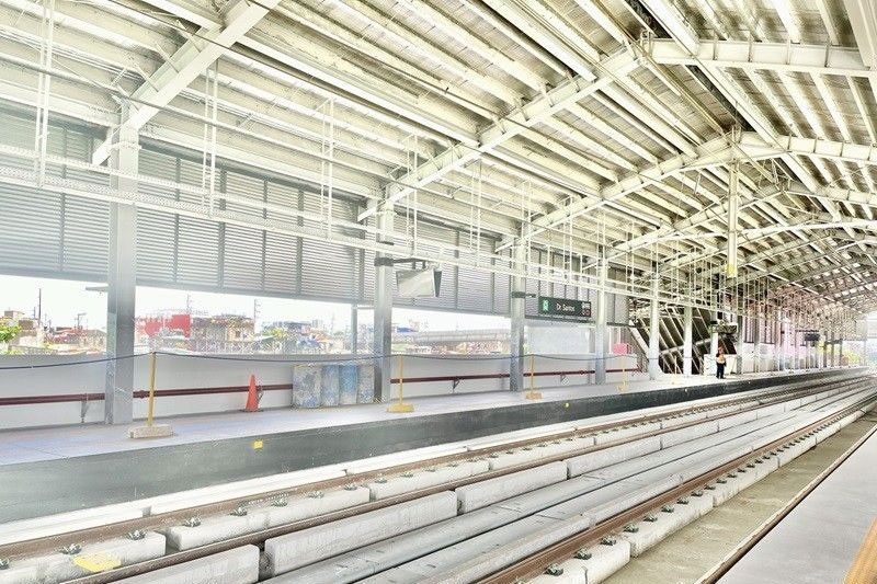 LRT-1â��s Cavite extension 98.2 percent complete