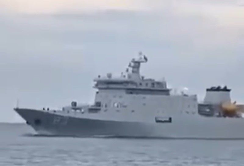 AFP 'hinamon' 2 Chinese war ships na tumatawid sa Basilan Strait