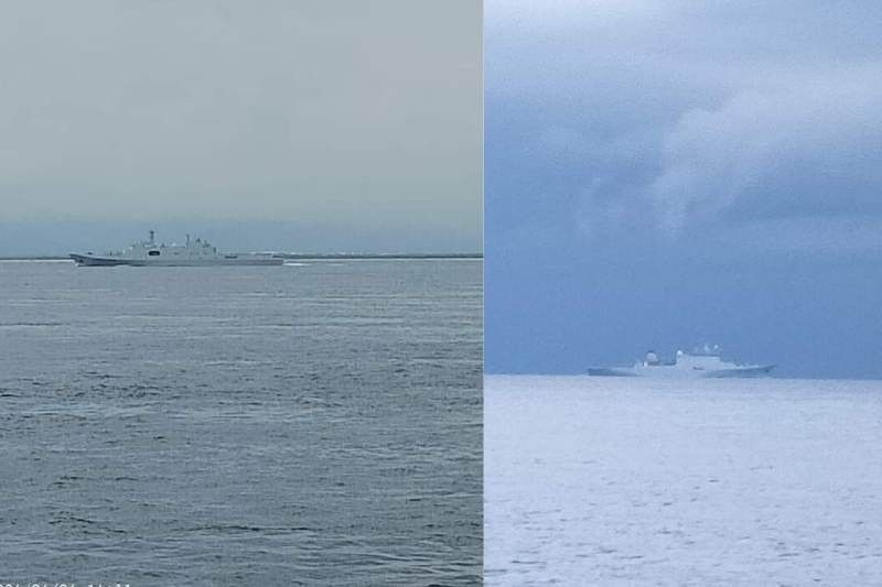 'Standard challenge' issued vs 2 Chinese warships monitored in Basilan Strait