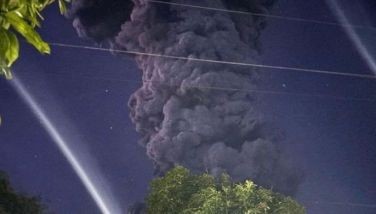 In this handout photo taken on June 3, 2024 by Irish Casag and released on June 4, shows Mount Kanlaon volcano spewing a large plume of ash during an eruption as seen from La Castellana town, Negros occidental province, central Philippines Mount Kanlaon on Negros island exploded for six minutes, sending a plume of ash, rocks and gases five kilometers (three miles) into the sky. 