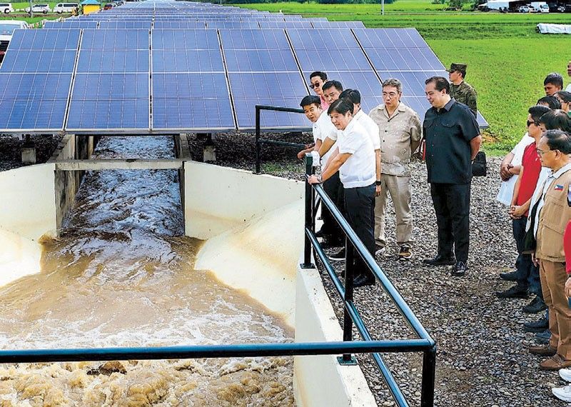 Marcos inaugurates Philippineâ��s largest solar-powered pump irrigation