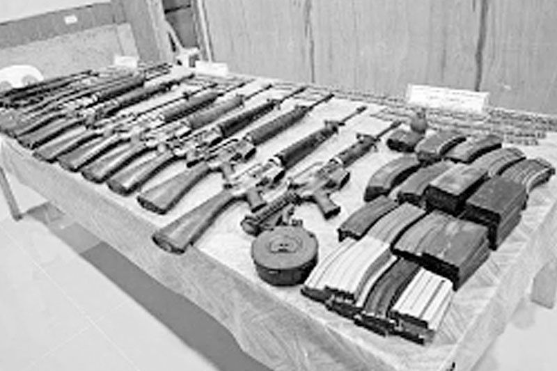 14 combat rifles ng NPA, nahukay sa Bukidnon