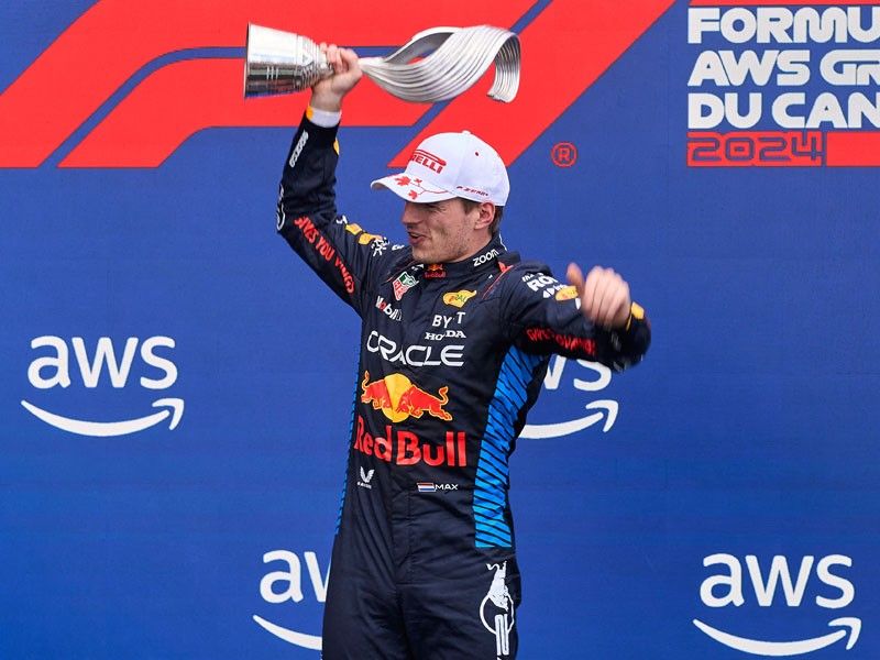 Verstappen wins 'crazy' rain-hit Canadian Grand Prix