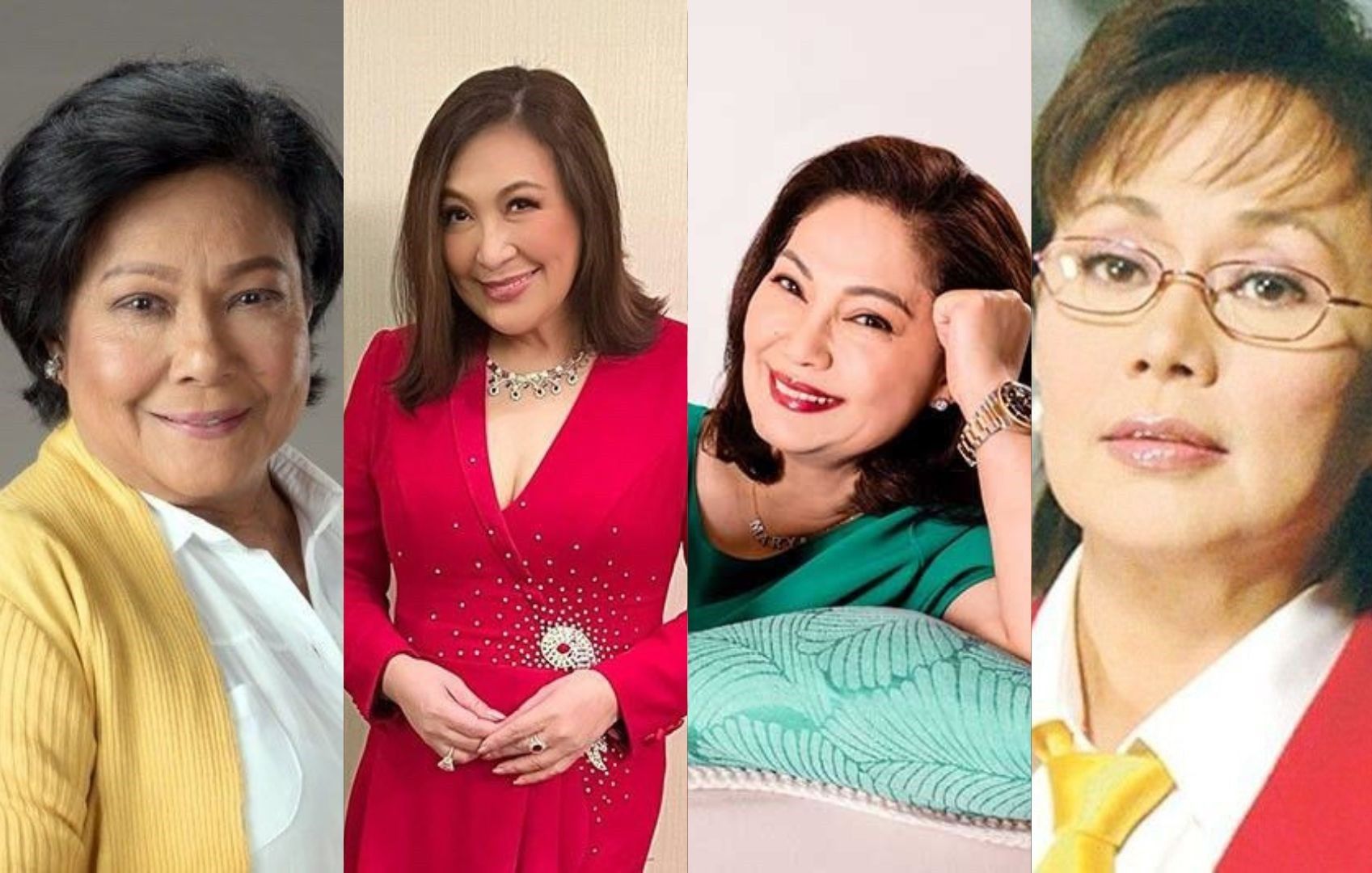 Star wars: Nora Aunor, Sharon Cuneta, Maricel Soriano, Vilma Santos up for PMPC Movie Actress of the Year