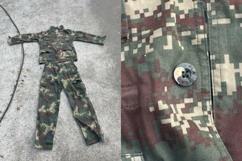 Chinese military uniforms sa Porac hub â��authenticâ�� - PAOCC