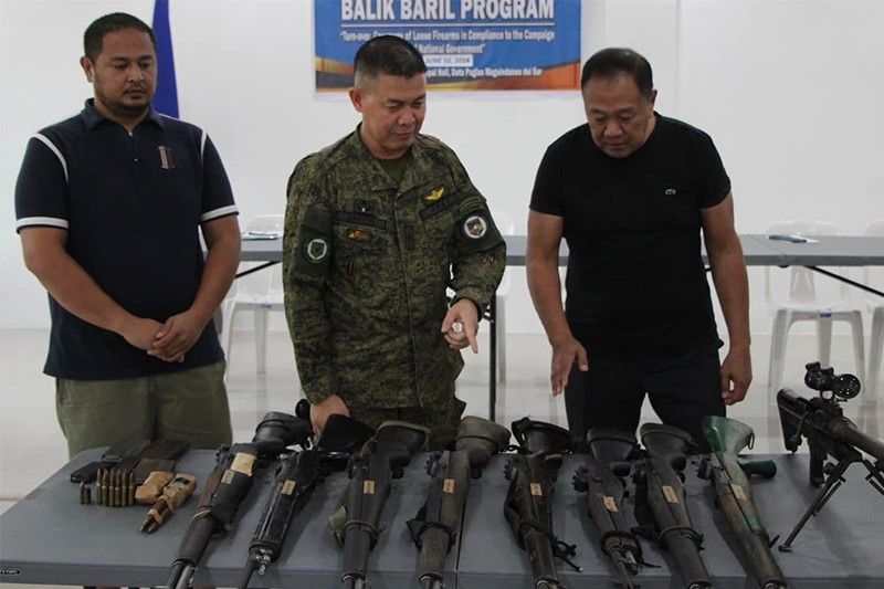 Army collects 18 high-powered guns in Maguindanao del Sur