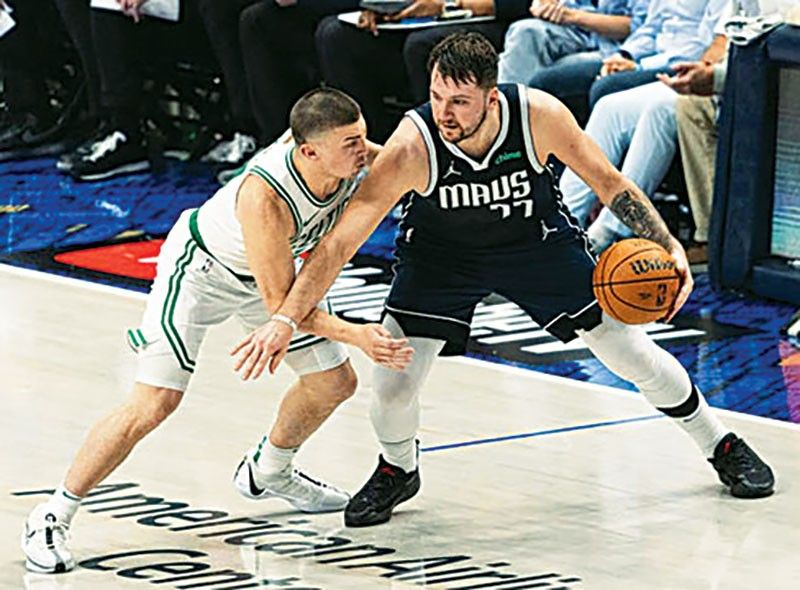 Mavericks diniskaril ang sweep ng Celtics
