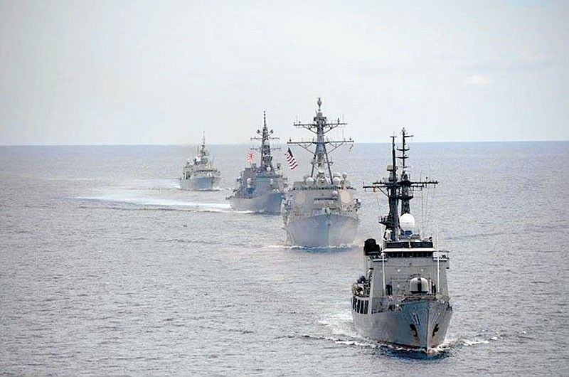 Philippines, Japan, US, Canada navies in joint sail