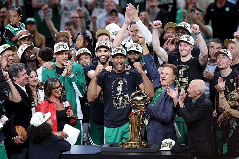 Celtics mikulit og nba rekord bitbit ang ika-18 nga korona
