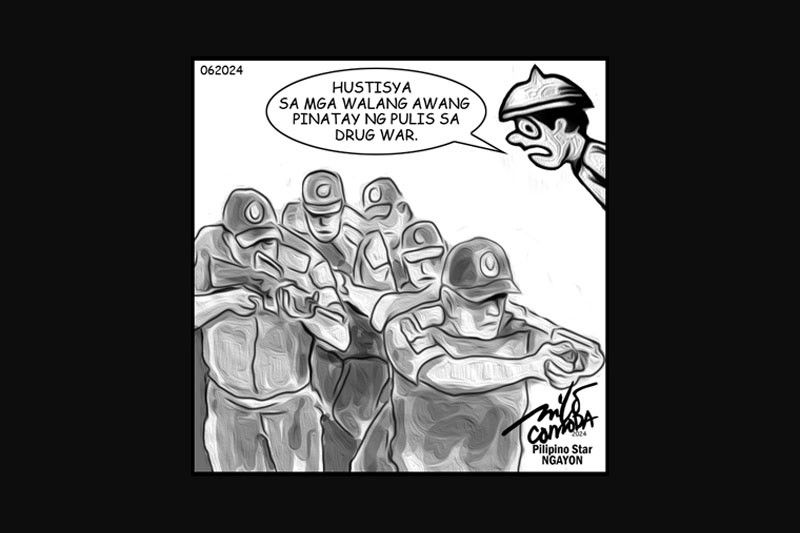 EDITORYAL - Mga pulis na â��uhaw sa dugoâ��