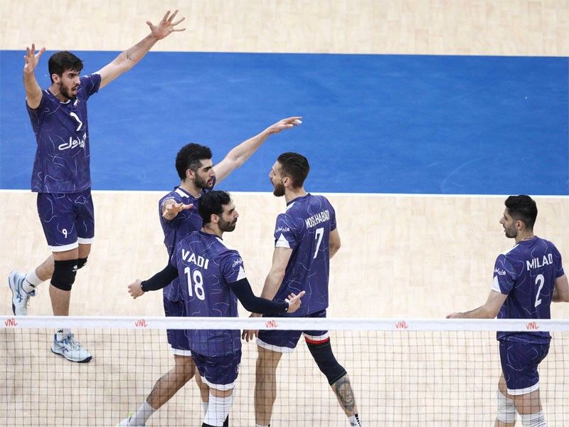 Iran outlasts USA for breakthrough win in Volleyball Nations League