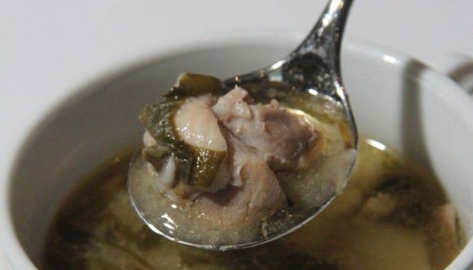 Recipe: Chicken cooked in coconut juice