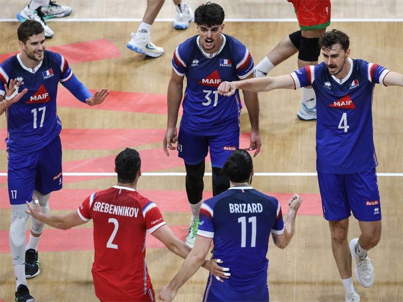 France stops Iran for solo 4th in Volleyball Nations League