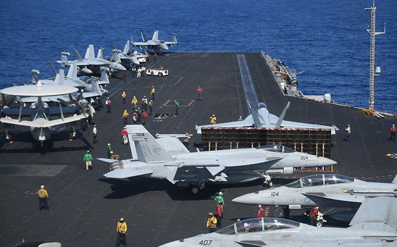 US aircraft carrier arrives in South Korea for joint drills