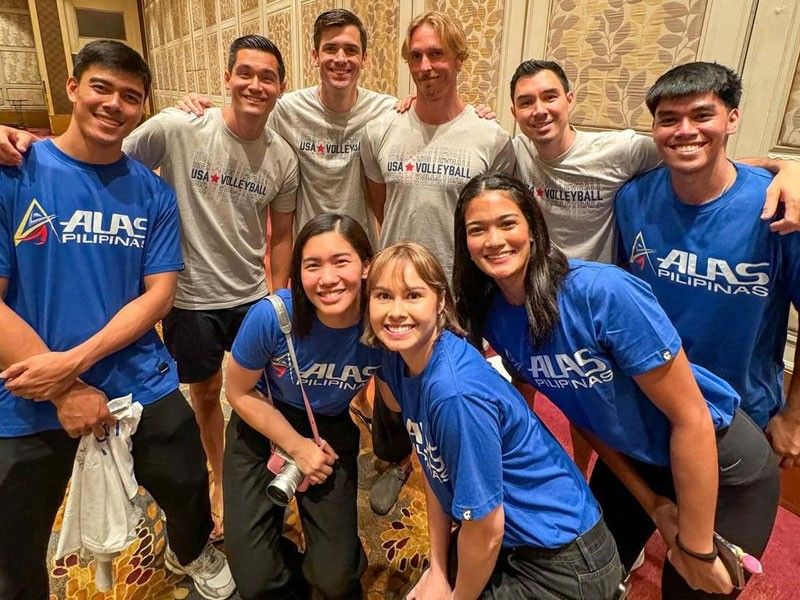 Team USA, Alas Pilipinas players meet for dinner