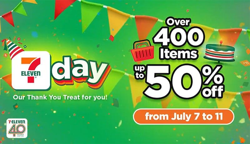 Steal deals on 7-Eleven Day with discounts on over 400 items