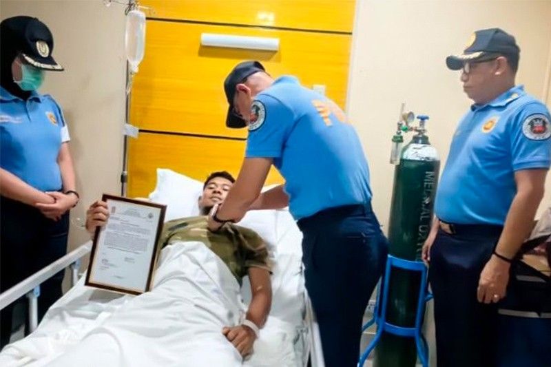 BARMM cop hurt in clash with drug peddlers cited for gallantry