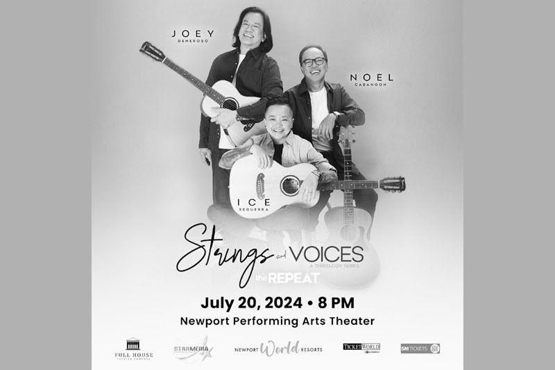 Ice Seguerra, Joey G, at Noel Cabangon sama-sama sa highly-anticipated repeat concert