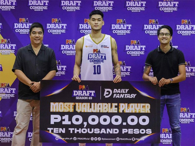 Policarpio shines, wins PBA Draft Combine MVP plum