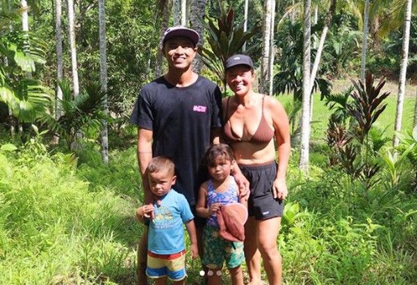 Andi Eigenmann, Philmar Alipayo's 3-year-old son Koa surfing alone goes viral