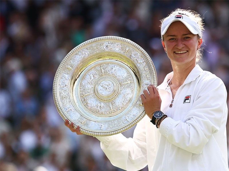 Krejcikova wins Wimbledon for second Grand Slam singles title