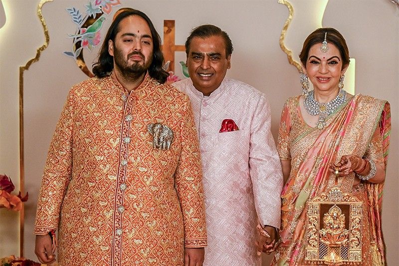 Wedding party resumes for son of Asia's richest man