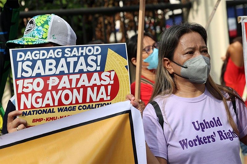 Workers insist on P150 legislated wage hike