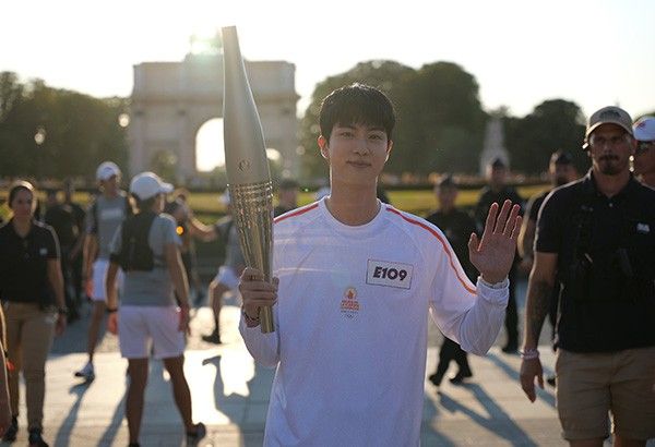 BTS' Jin proud torchbearer for Paris Olympics