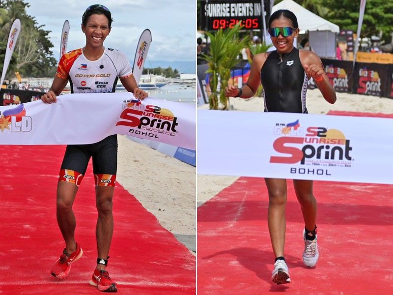 MascariÃ±as, Belen rule Sunrise Sprint triathlon