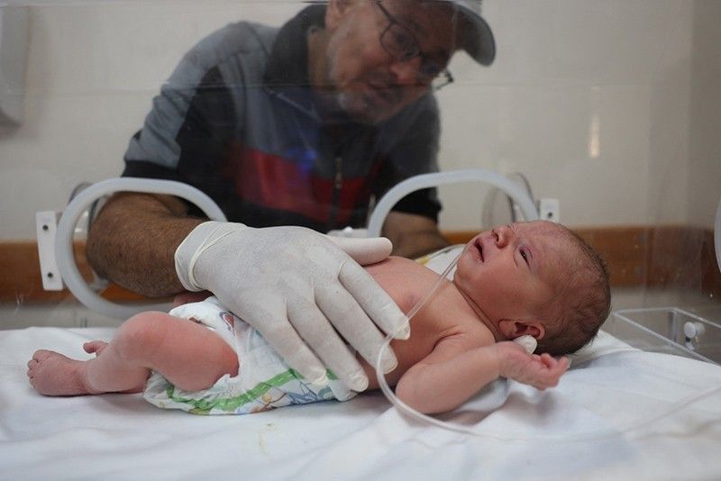 Gaza hospital says newborn saved from dead mother's womb