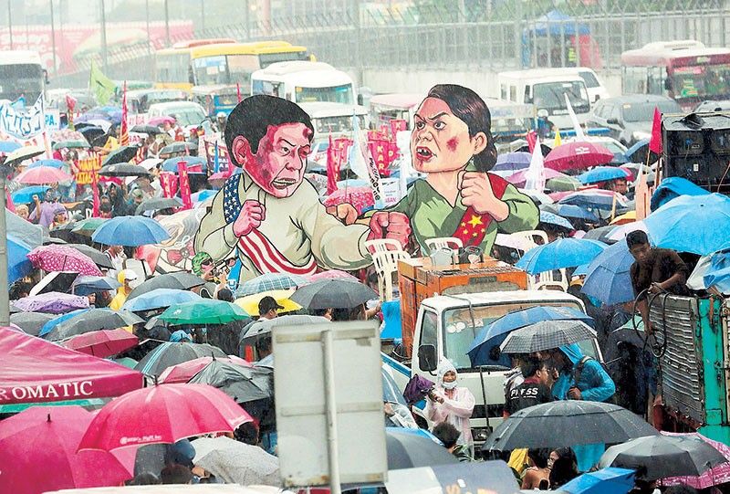 PNP to charge protesters for burning effigies