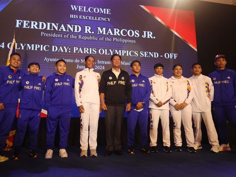 Marcos rallies Paris Olympians, cites successful 'Palaro'